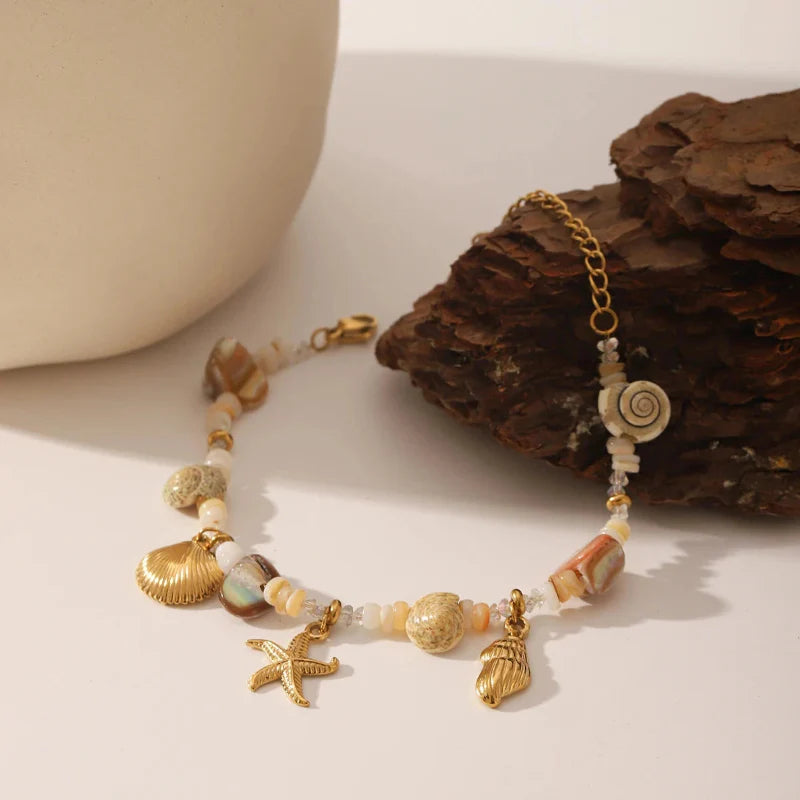 Bracelet with Shells and Mother-of-Pearl