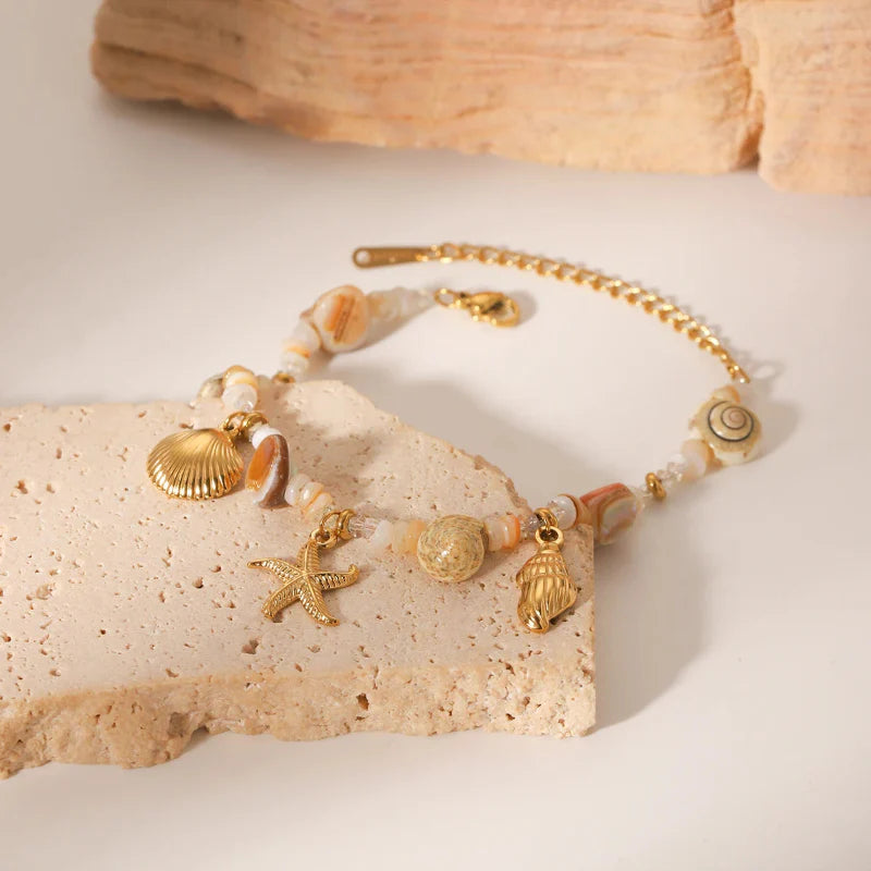 Bracelet with Shells and Mother-of-Pearl