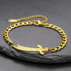 Bracelet avec épée Ali Zulfiqar arabe or