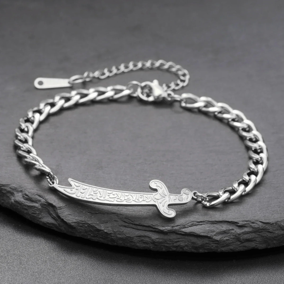 Pulsera con espada Ali Zulfiqar símbolo islámico 