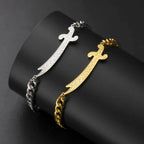 Pulsera con espada Ali Zulfiqar símbolo islámico 