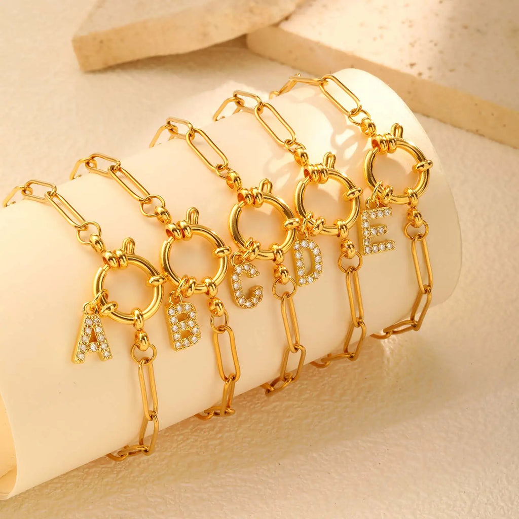 Bracelet personnalisé avec initiale