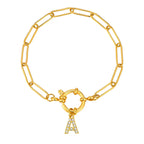 Bracelet personnalisé avec initiale a