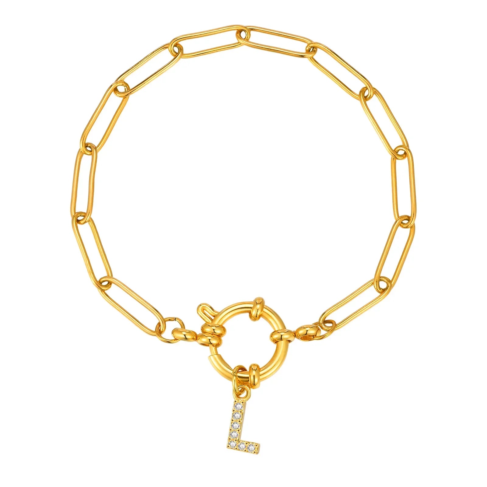 Bracelet personnalisé avec initiale l