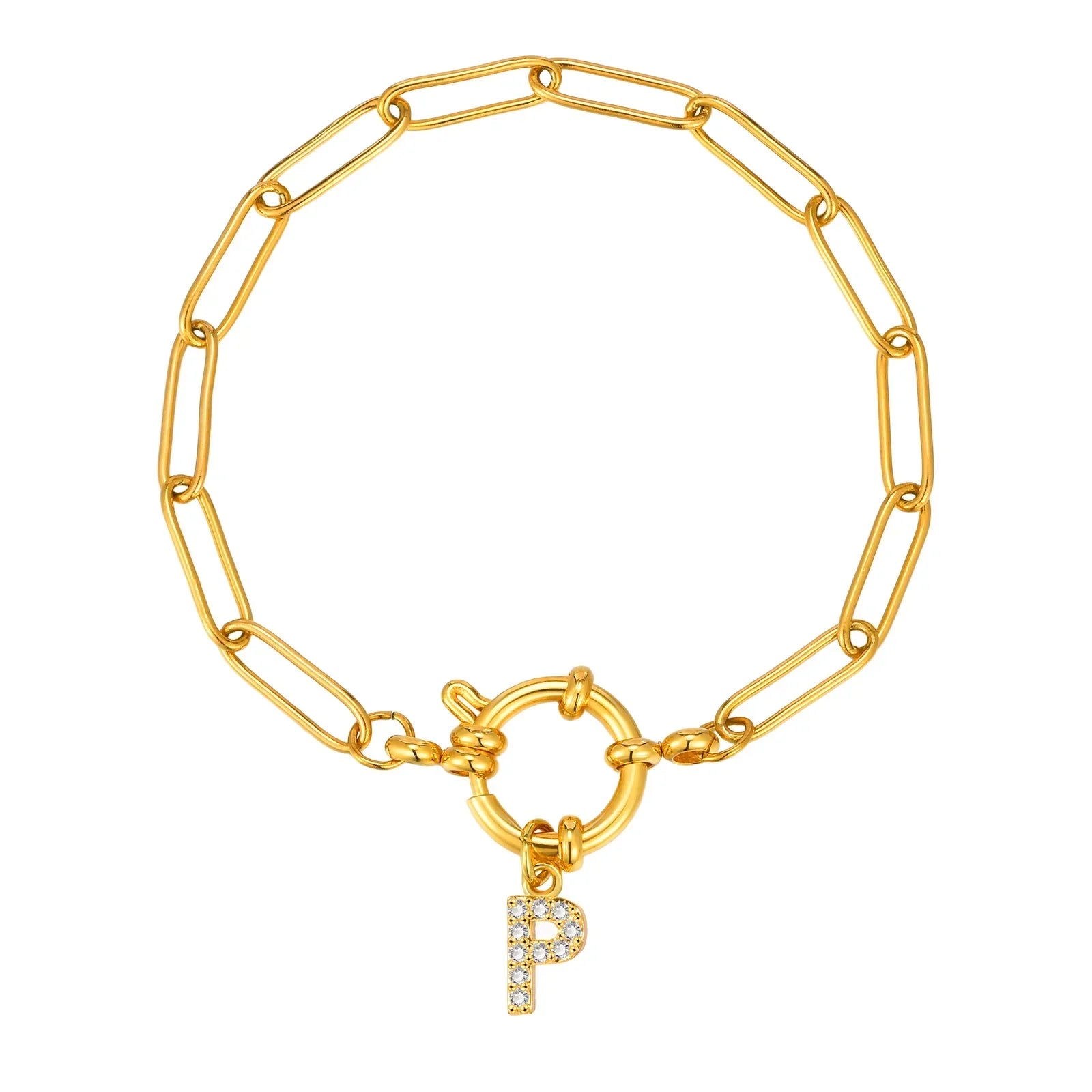 Bracelet personnalisé avec initiale p