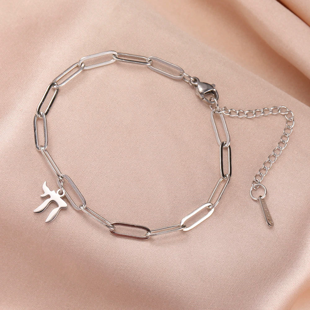 Pulsera con el símbolo de vida judío Chai 