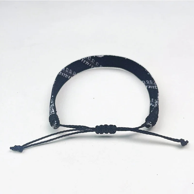 Bracelet avec motifs géométriques Keffiye arabe 
