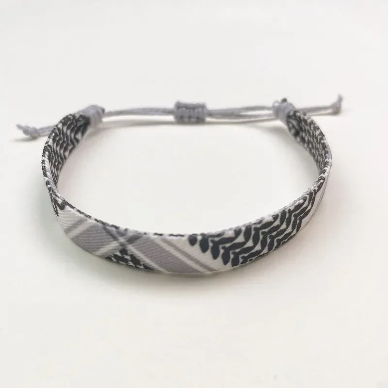 Pulsera con motivos geométricos Keffiye árabe 