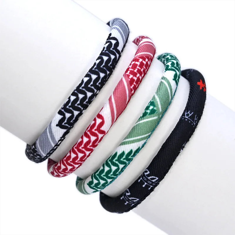 Pulsera con motivos Keffiye árabe para hombre o mujer 