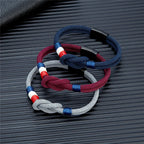 Bracelet with nautical knot in rope
