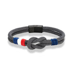 Bracelet with nautical knot in rope