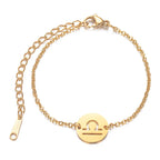 Bracelet avec Pendentif du Signe du Zodiaque Astrologique balance