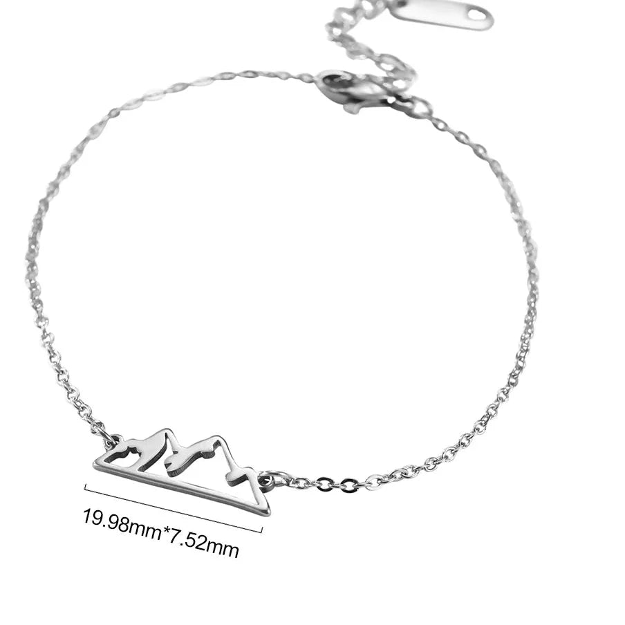 Mountain Pendant Bracelet for Women