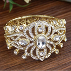 Pulsera con strass y piedras de estilo árabe 