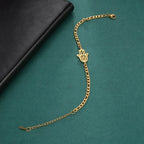 Bracelet avec main de Fatma doré ou argenté arabe or