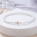 White initial letter bracelet