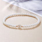 White initial letter bracelet