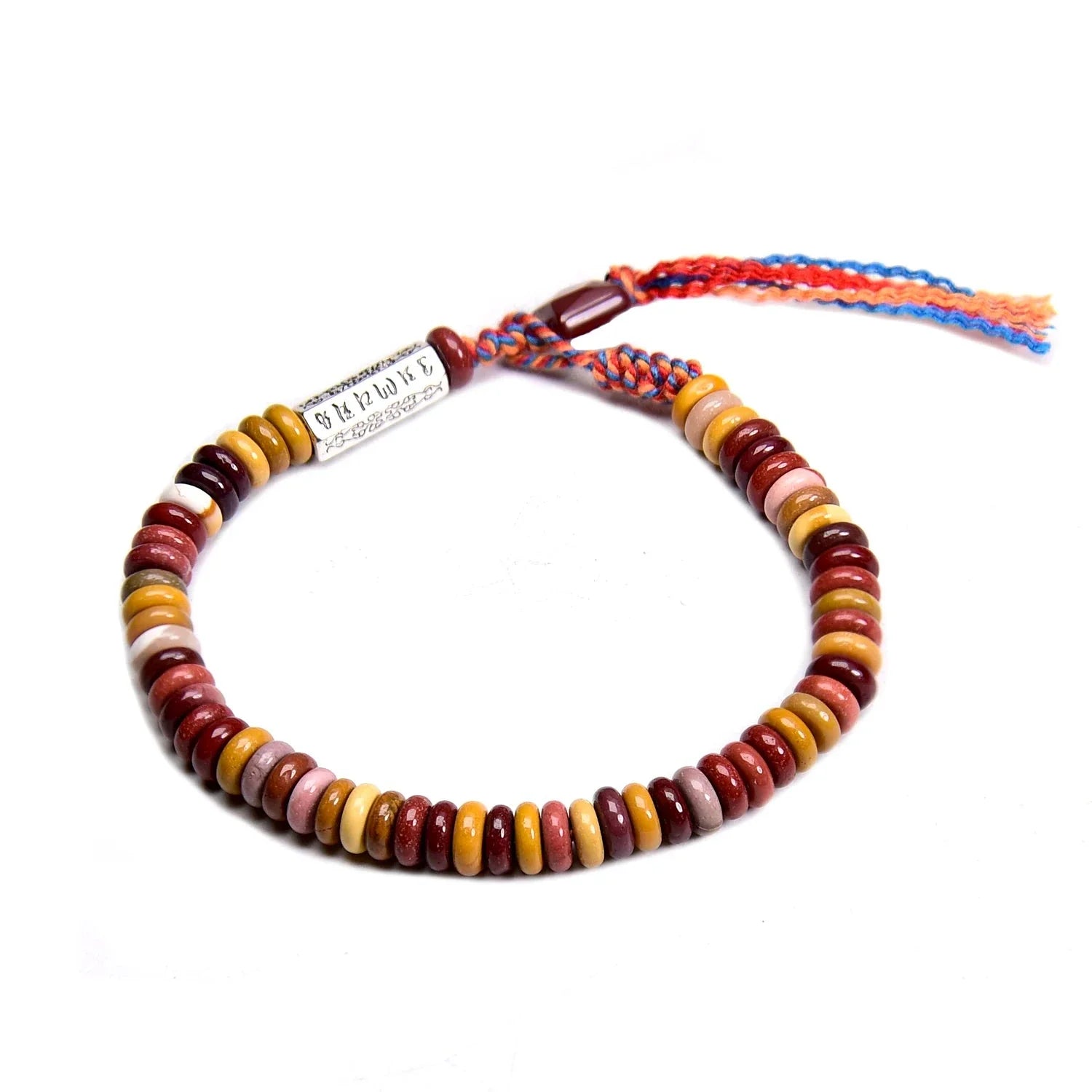 Pulsera Budista Tibetana de Cuentas de mocaíta