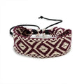 Handmade geometric-pattern Brazilian bracelet
