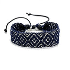 Handmade geometric-pattern Brazilian bracelet
