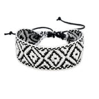 Handmade geometric-pattern Brazilian bracelet