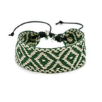 Handmade geometric-pattern Brazilian bracelet