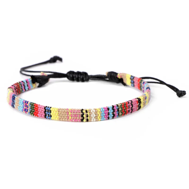 Pulsera brasileña de amistad tejida a mano 