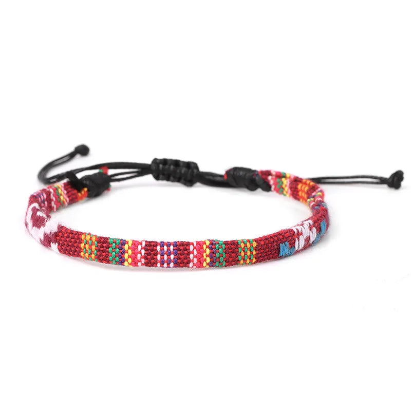 Pulsera brasileña de amistad tejida a mano 