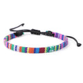 Pulsera brasileña de amistad tejida a mano 