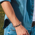 Natural-look cotton thread Brazilian bracelet