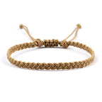 Pulsera brasileña fina y ajustable 