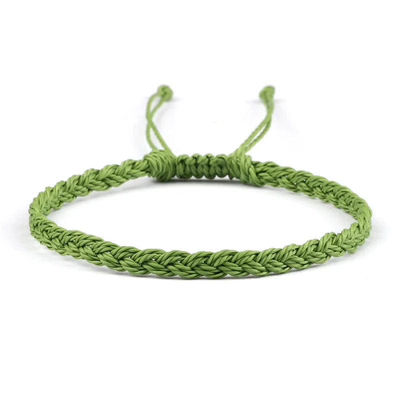 Pulsera brasileña fina y ajustable 