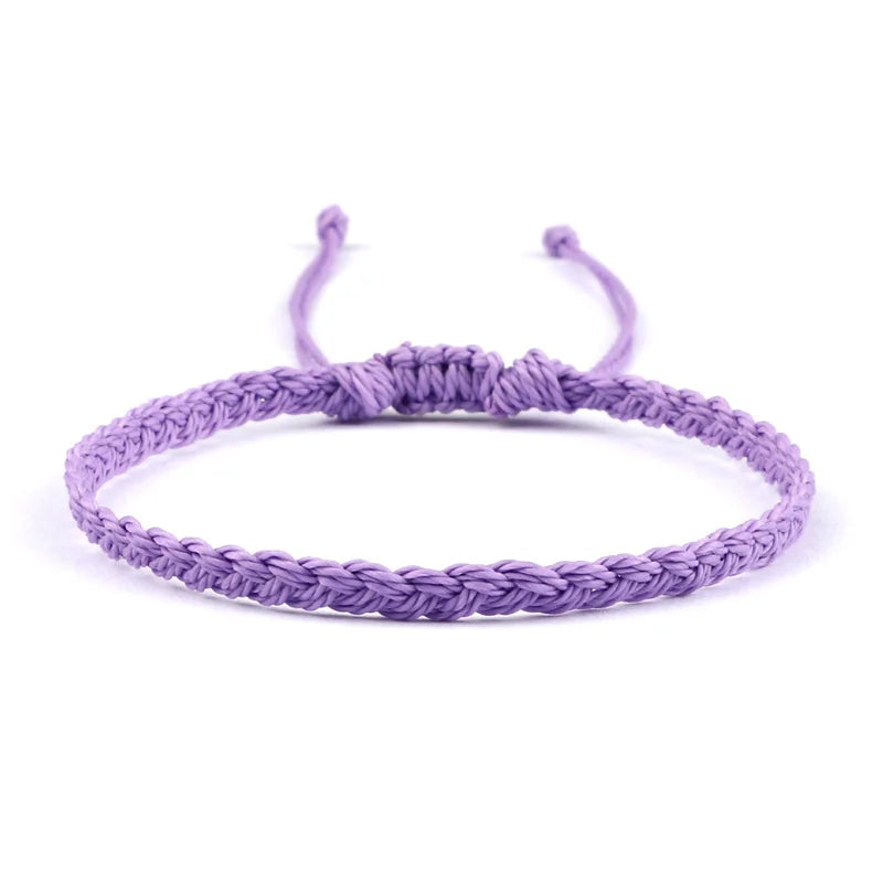 Pulsera brasileña fina y ajustable 
