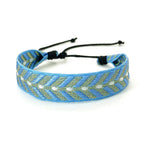 Bracelet Brésilien Mixte Style Vacances bleu