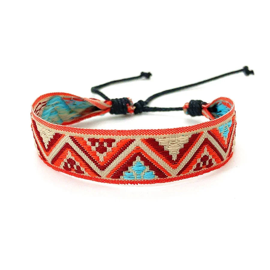 Bracelet Brésilien Mixte Style Vacances orange 