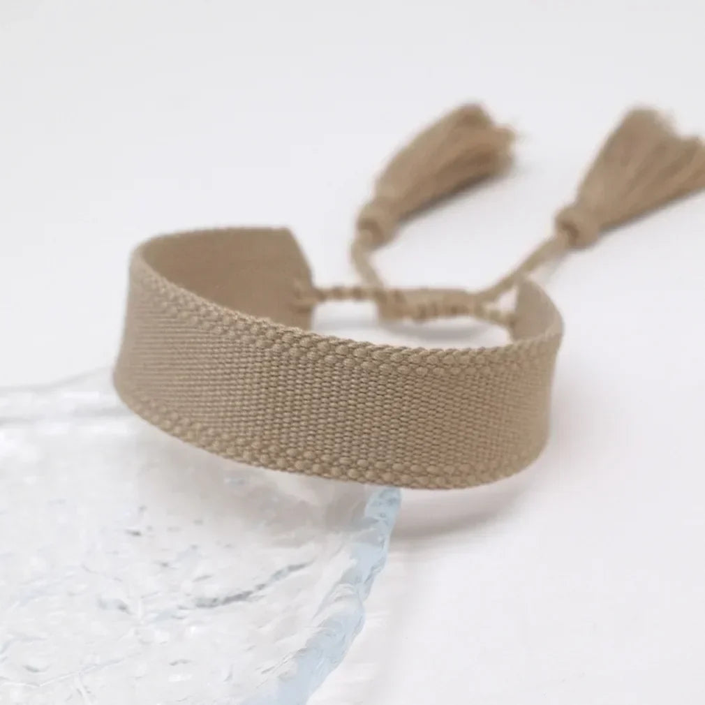 Soft pastel handmade Brazilian bracelet