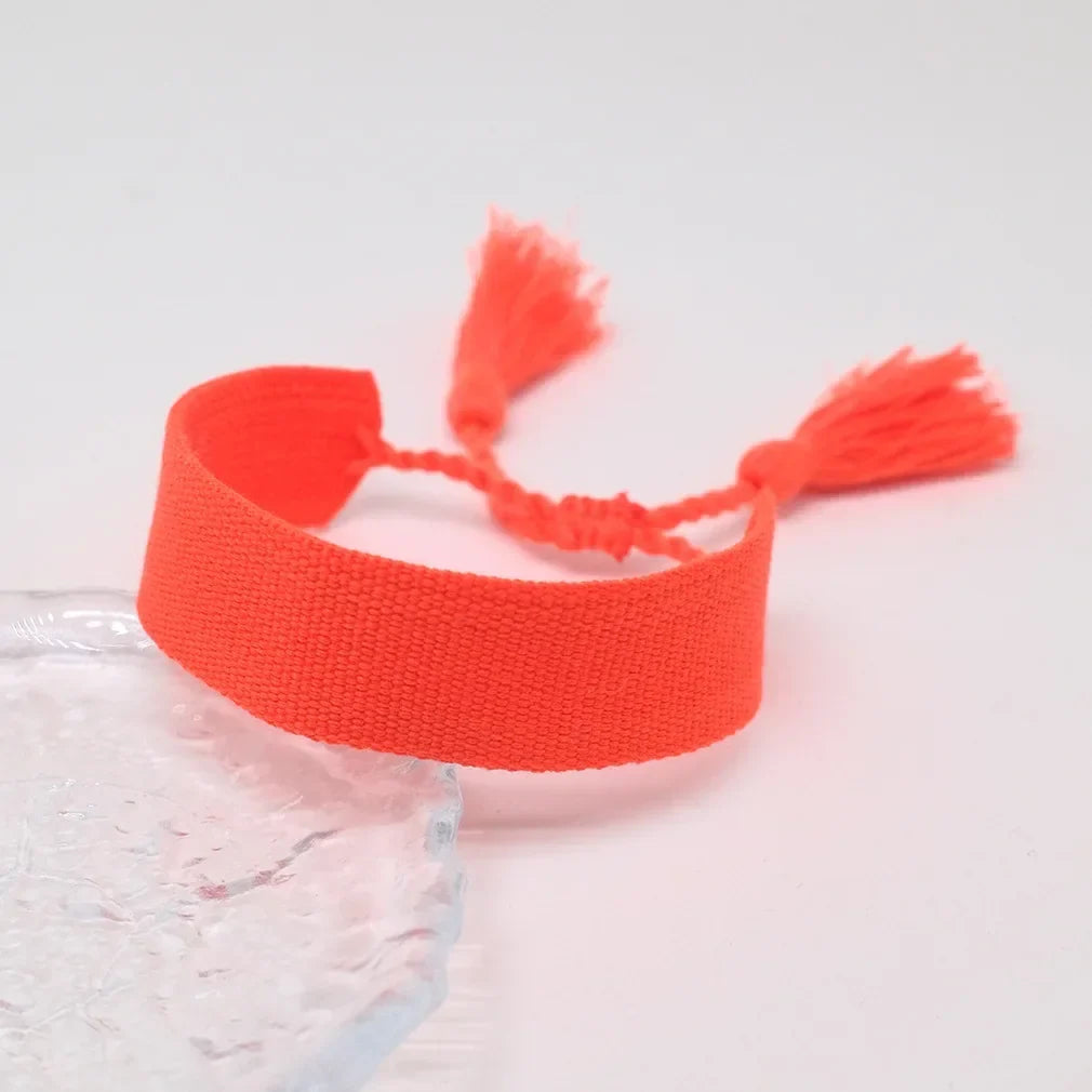 Soft pastel handmade Brazilian bracelet