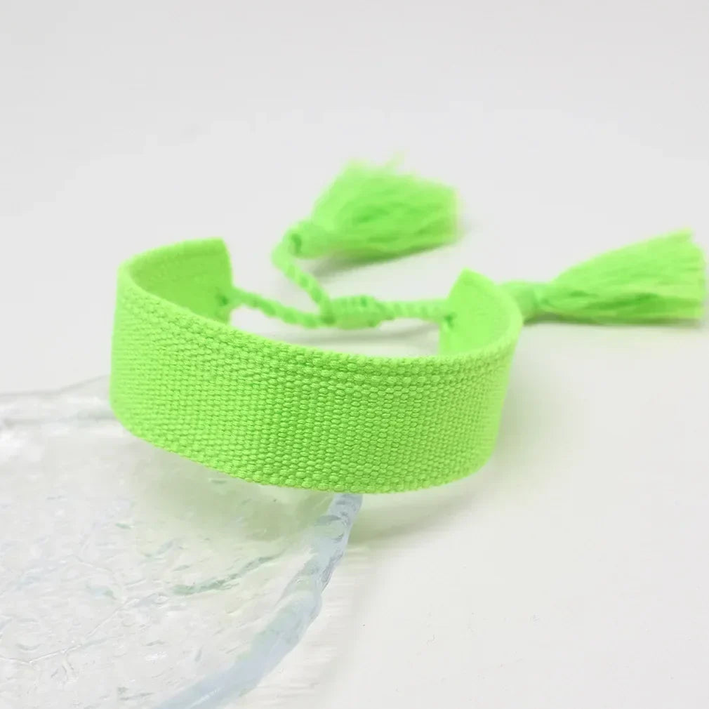 Soft pastel handmade Brazilian bracelet