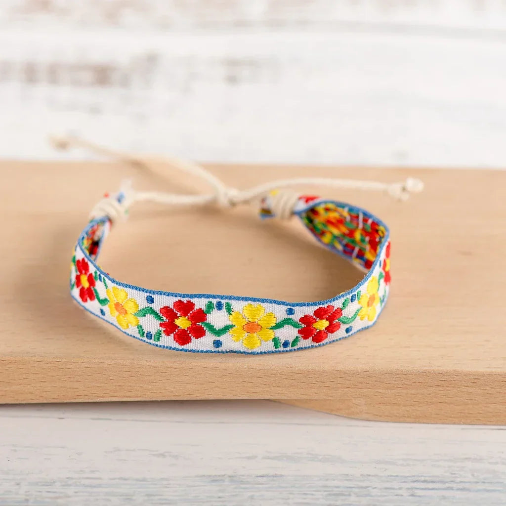 Bracelet Brésilien Style Été jaune