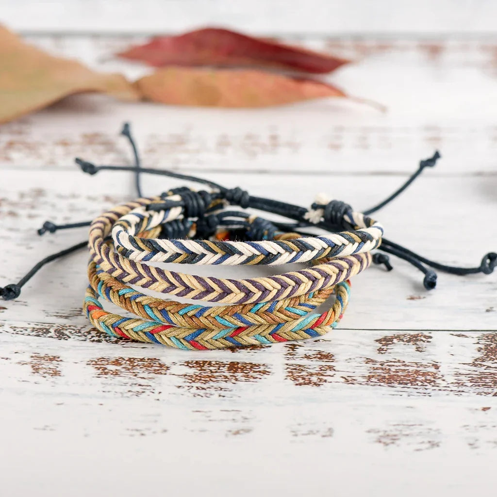 Bracelet Brésilien Tressé bleu