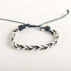 Bracelet Brésilien Tressé bleu