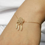 Bracelet Capteur de Rêves pour Femme or
