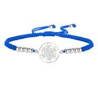 Pulsera de Color Cubo de Metatrón azul