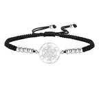 Pulsera de Color Cubo de Metatrón negro