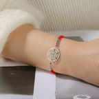 Pulsera de Color Cubo de Metatrón rojo
