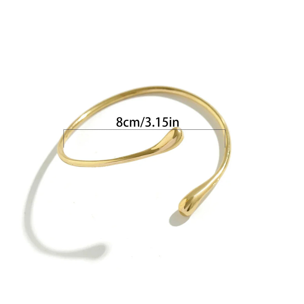 Brazalete de Brazo para Mujer Gota de Agua - Adorno Cadena de Brazo y Joya de Bíceps oro