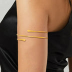 Bracelet de bras pour femme - chaîne de biceps fine or