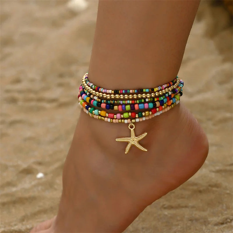 Pulsera de Tobillo con Bonita Concha 1