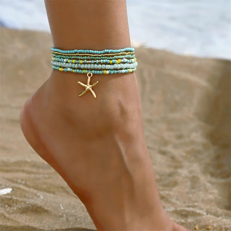Ankle Bracelet with Pretty Shell 2