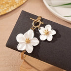 Bracelet de cheville fleur pour femme 